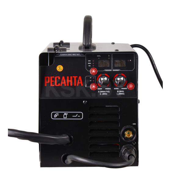 Полуавтомат сварочный Ресанта САИПА-200C (MIG/MAG) 65/56 (65/56) 