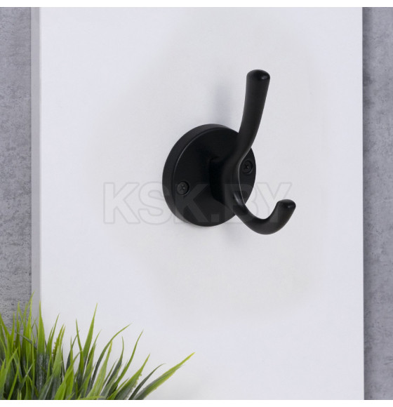 Крючок мебельный HORN черный (56840) 