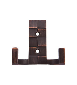 Крючок мебельный TETRIS шлифованная медь