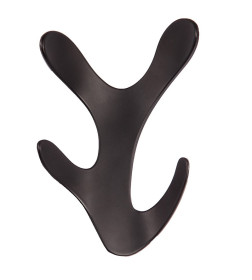 Крючок мебельный KORAL, черный матовый AKS