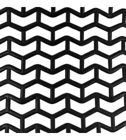 Модуль ковровый "Пила" 0,82х0,58 м. чёрный