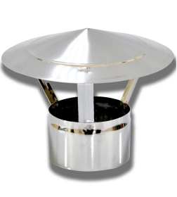 Зонт вентиляционный d110мм;  AISI430-0,5мм