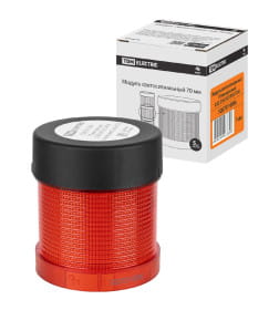 Модуль светосигнальный 70 мм красный (LED 24В DC) IP54 TDM SQ0737-0006