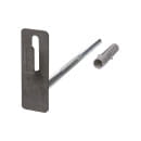 Держатель фасадный для прута Ø8-10 мм 200 мм с дюбелем, стальной крюк TDM SQ2402-3153 (SQ2402-3153) 