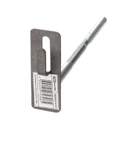 Держатель фасадный для прута Ø8-10 мм 120 мм с дюбелем, стальной крюк TDM SQ2402-3151