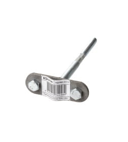 Держатель фасадный для прута Ø6-10 мм 100 мм, дюбель, стальной зажим, термодиффузия TDM SQ2402-3111