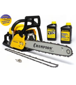 Бензопила цепная Champion A362-18 + подарочный набор