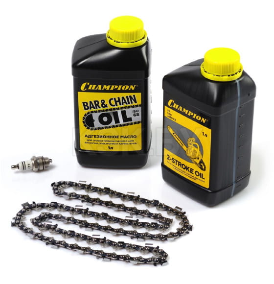 Бензопила цепная Champion A254-18 + подарочный набор (A254-18) 