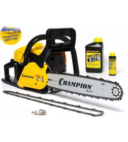 Бензопила цепная Champion A246-15 + подарочный набор