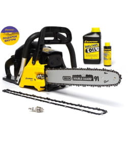Бензопила цепная Champion A240-16 + подарочный набор