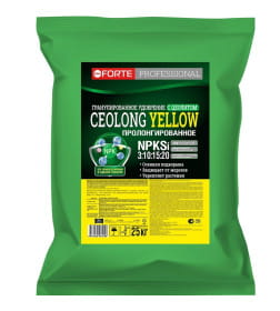 Удобрение гранулированное Bona Forte Professional CEOLONG YELLOW, 25 кг