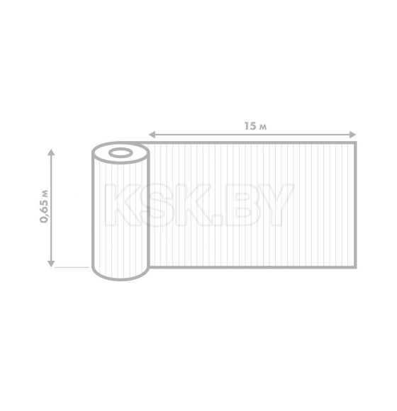 Коврик напольный,метражный, из вспененного пвх. Вилина   0.65х15м./V7 (V7) 