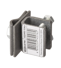 Держатель фальцевый стальной зажим с 2-х болтовым креплением для прута Ø6-10 мм TDM SQ2402-3282