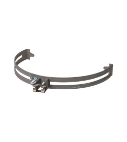 Держатель регулируемый Ø130-240 мм на круглый конек, стальной фиксатор для прута Ø6-10 мм TDM SQ2402-3172