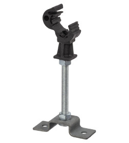 Держатель для горизонтальных и вертикальных поверхностей с фиксатором для прута Ø8-10 мм и шпилькой 100 мм TDM SQ2402-3232