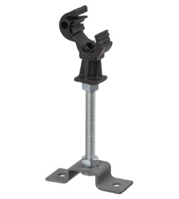 Держатель для горизонтальных и вертикальных поверхностей с фиксатором для прута Ø8-10 мм и шпилькой 100 мм TDM SQ2402-3232