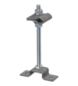 Держатель для горизонтальных и вертикальных поверхностей для прута Ø6-10 мм (высота со шпилькой 100 мм) TDM SQ2402-3212