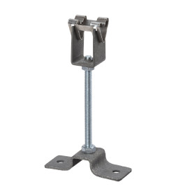 Держатель для горизонтальных и вертикальных поверхностей, фиксатор для прута Ø8 мм (высота со шпилькой 100 мм) TDM SQ2402-3222