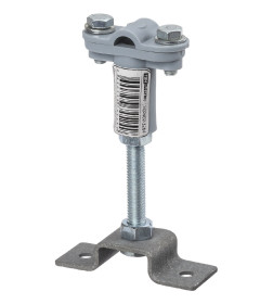 Держатель для горизонтальных и вертикальных поверхностей, 2-х болтовой, для прута Ø6-10 мм (высота 100 мм) TDM SQ2402-3264