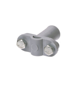 Держатель для горизонтальных и вертикальных поверхностей, 2-х болтовой, для прута Ø6-10 мм (высота 45 мм) TDM SQ2402-3260