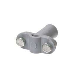 Держатель для горизонтальных и вертикальных поверхностей, 2-х болтовой, для прута Ø6-10 мм (высота 45 мм) TDM SQ2402-3260