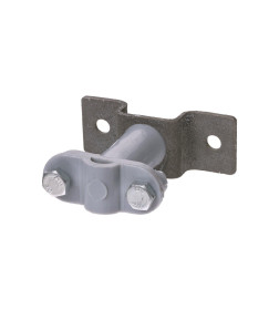 Держатель для горизонтальных и вертикальных поверхностей, 2-х болтовой, для прута Ø6-10 мм (высота 55 мм) TDM SQ2402-3262