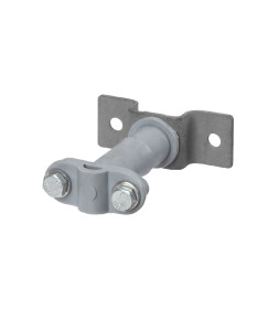 Держатель для горизонтальных и вертикальных поверхностей, 2-х болтовой, для прута Ø6-10 мм (высота 75 мм) TDM SQ2402-3263