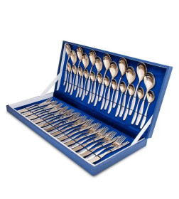 Набор столовых приборов Нытва (48пр.) "Лира" (М14) с частич. декор. покрытием (под. кор.)