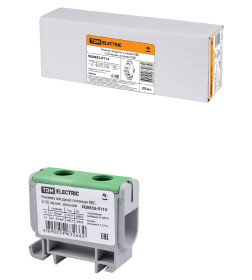 Клемма вводная силовая КВС 6-50 мм2 зеленая TDM SQ0833-0114