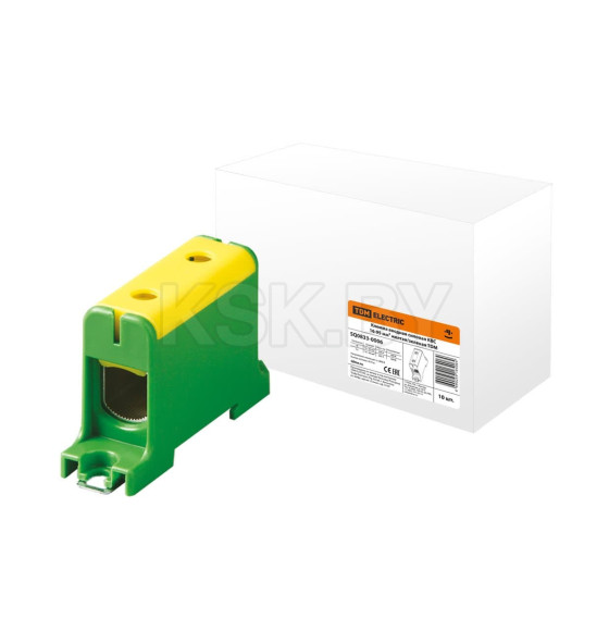 Клемма вводная силовая КВС 16-95 мм2 желтая/зеленая TDM SQ0833-0006 (SQ0833-0006) 