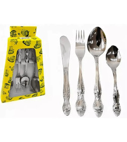 Набор столовых приборов ПЗХМ (4пр.) СН-4М3Д (М3) "Тройка" Малыш