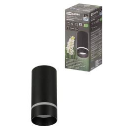 Светильник-спот потолочный накладной LED, 7 Вт, 230 В, 50 Гц, 4000К, IP20, "Вероника", черный, TDM SQ0356-0419