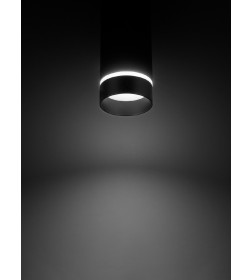 Светильник-спот потолочный накладной LED, 7 Вт, 230 В, 50 Гц, 4000К, IP20, "Вероника", черный, TDM SQ0356-0419