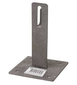 Держатель для плоской кровли 100х100х150 мм для прута Ø6-10 мм (стальной крюк) TDM SQ2402-3194