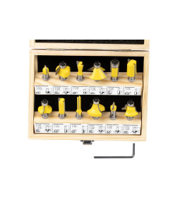 Набор фрез по дереву (12 шт.) Kolner KMC 8/12 8101100029 (кн8-12мц)