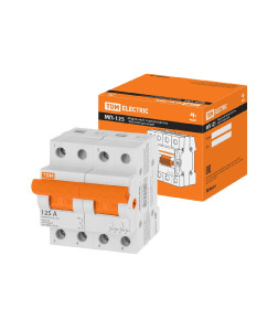 Переключатель модульный трехпозиционный МП-125 2P 125А TDM SQ0224-0045