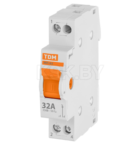 Переключатель модульный трехпозиционный МП-63 1P 32А TDM SQ0224-0006 (SQ0224-0006) 