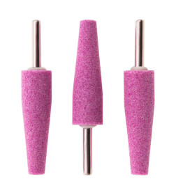 Шарошка абразивная, конус удлиненный, 19x60 мм, хвостовик 6 мм, F46 (3 шт.) Matrix 76001