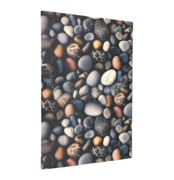 Коврик придверный "Флорт Принт" 40х60 см (3 мм) галька