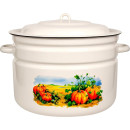 Кастрюля- бак эмалированная 25,0 л Осенний вайб С-2828/4ЖмЭК (С-2828/4ЖмЭК) 