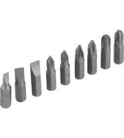 Отвертка реверсивная с набором бит (10 предметов) Sparta 115455