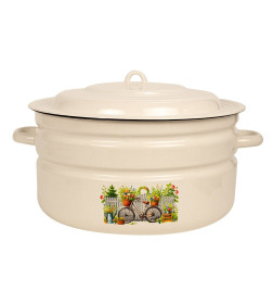 Кастрюля- бак эмалированная 18,0 л Романтика С-28261/4Жм