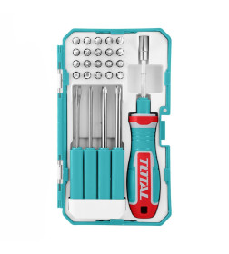 Отвертка с набором бит (30 предметов) TOTAL TACSD30306