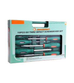 Набор отверток ударных силовых под ключ (10 предметов) JONNESWAY D70PP10S
