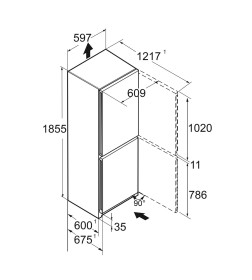 Холодильник-морозильник CNf 5203-22 001