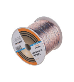 Кабель акустический 2х0.50 мм2 прозрачный BLUELINE (100 м) PROCONNECT 01-6203-6