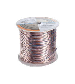 Кабель акустический 2х0.50 мм2 прозрачный BLUELINE (100 м) PROCONNECT 01-6203-6