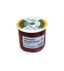 Кабель акустический 2х0.50 мм2 красно-черный  (100 м) PROCONNECT 01-6103-6