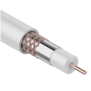 Кабель RG-6U+Cu, (48%), 75 Ом, 100 м (белый) PROCONNECT 01-2206 (01-2206) 