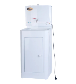 Умывальник дачный ЛЮКС с подогревом, пластиковая мойка (белый) Вихрь 74/4/4